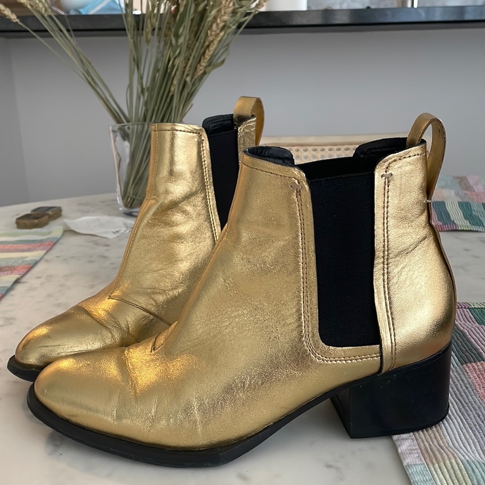 Rag & Bone Metallic Walker Chelsea Boot